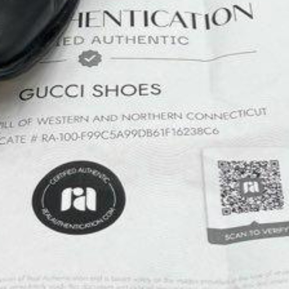 Gucci Men's Authentic BLACK Chukka Boots Sz 10D - Picture 7 of 9